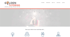 Desktop Screenshot of goldentutoring.com